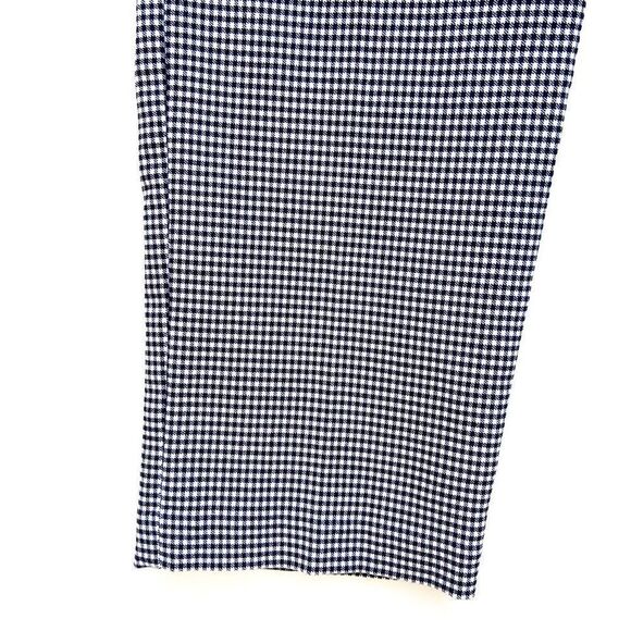 NWT Cynthia Rowley Black White Checkered Gingham Stretchy Business Pants - Picture 7 of 9